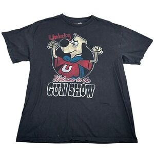 Underdog Welcome to the Gun Show Mens XL Black Graphic T-Shirt Mad Engine 2011